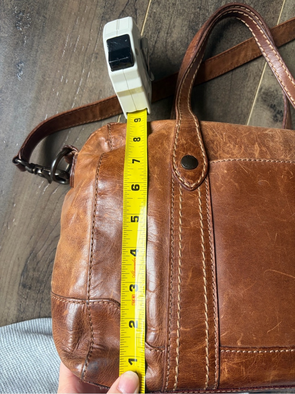 Leather Frye bag - Picture 10 of 15
